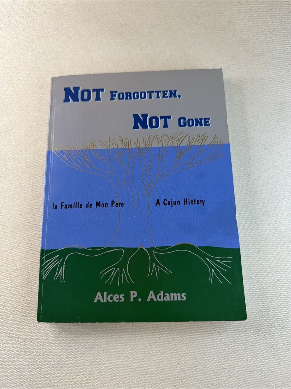 Not Forgotten, Not Gone La Famille de Mon Pere A Cajun History by Alces P. Adams